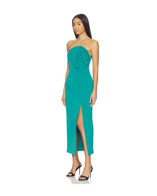 Acler Blue Manton Midi Dress