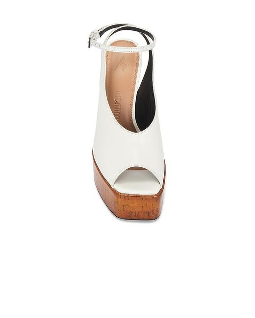The Attico White Ornella 140 Sandal