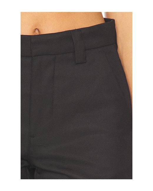 Jaded London Black Stacked Bootcut Suit Pant