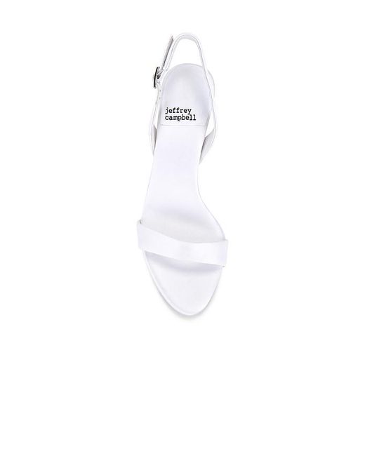 Jeffrey Campbell White Go-Getter Heels
