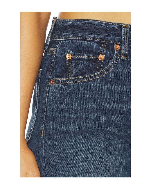 Re/done Blue Blondie Straight Jeans