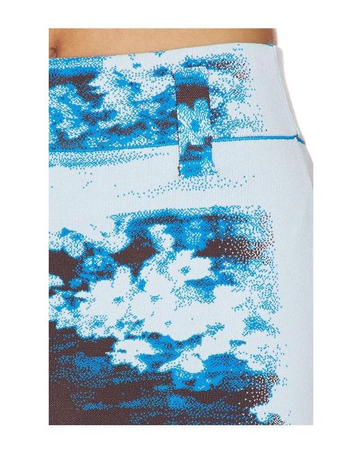 Ph5 Blue Lily Midi Skirt