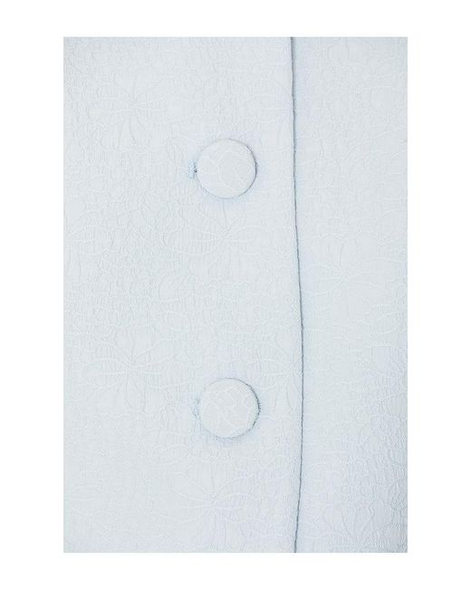 Veronica Beard White Bodie Jacket