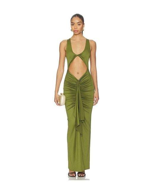 superdown Green Amai Maxi Dress