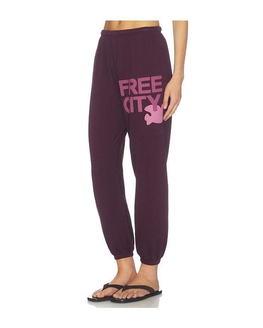 Freecity Red Large Sweatpant