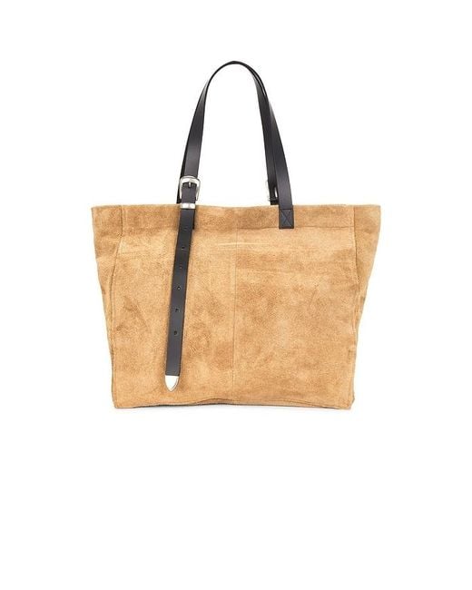 AllSaints Brown Haven Suede Tote for men