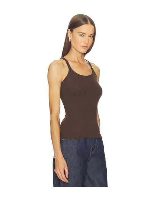 GRLFRND Blue Slim Racer Tank