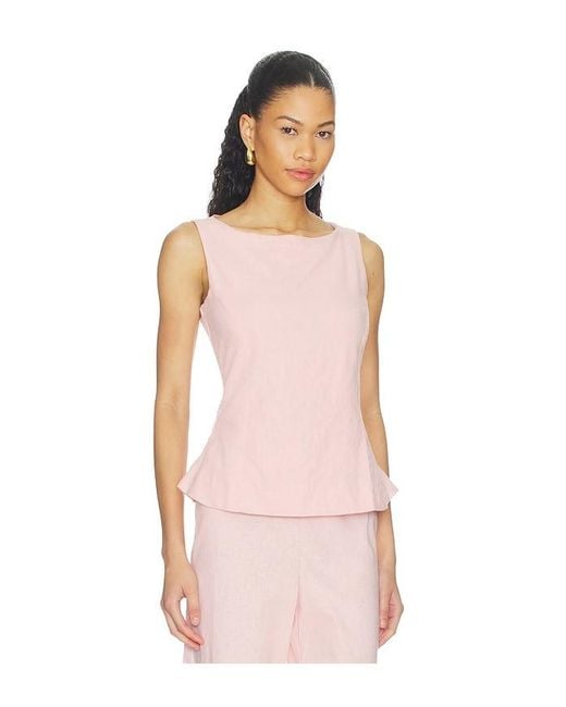 Juillet Pink Ruby Tank Top