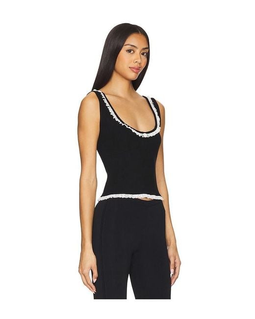 MAJORELLE Black Candiace Top