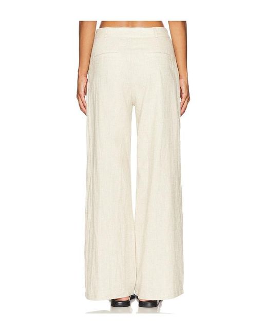 SNDY'S White Hale Linen Pants