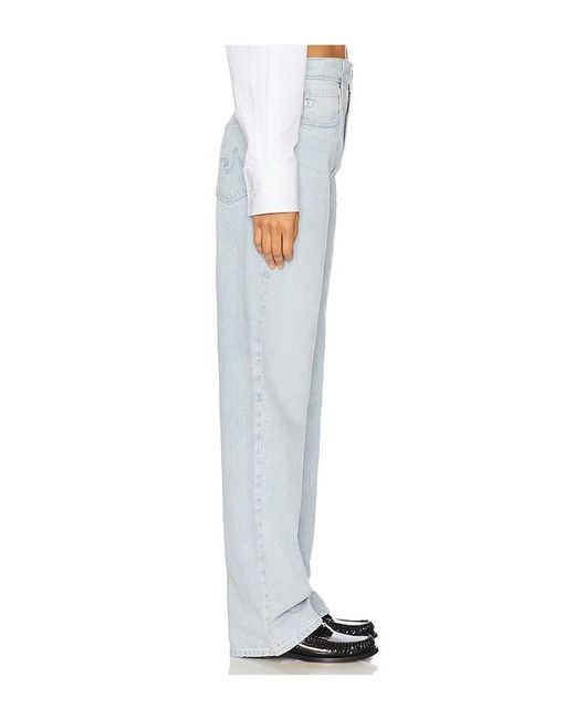 AG Jeans White Kora Wide Leg
