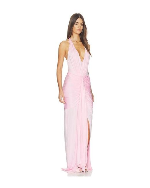 MOTHER OF ALL White Inaya Collar Maxi Dress