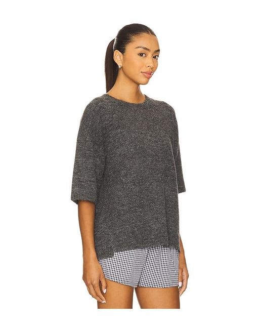 Free People Black Margot Sweater Tee