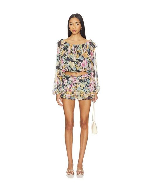 Amanda Uprichard Blue X Revolve Dallas Skort