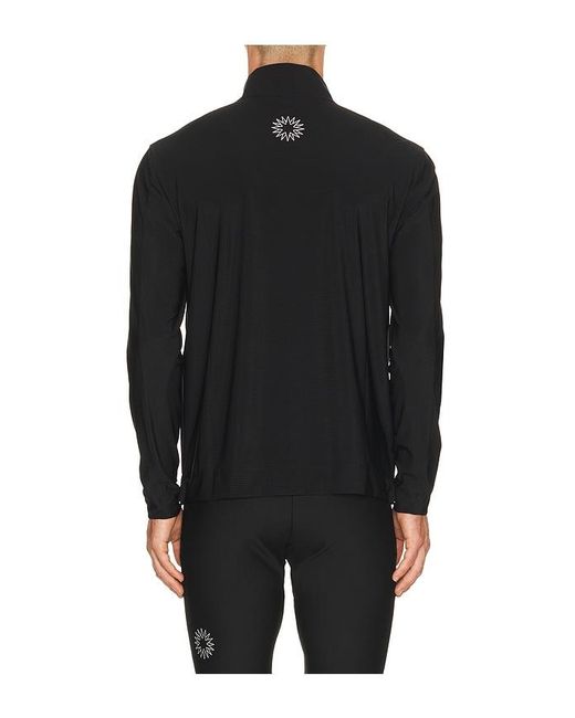 Paradise Zero Black Web Tech Quarter Zip for men