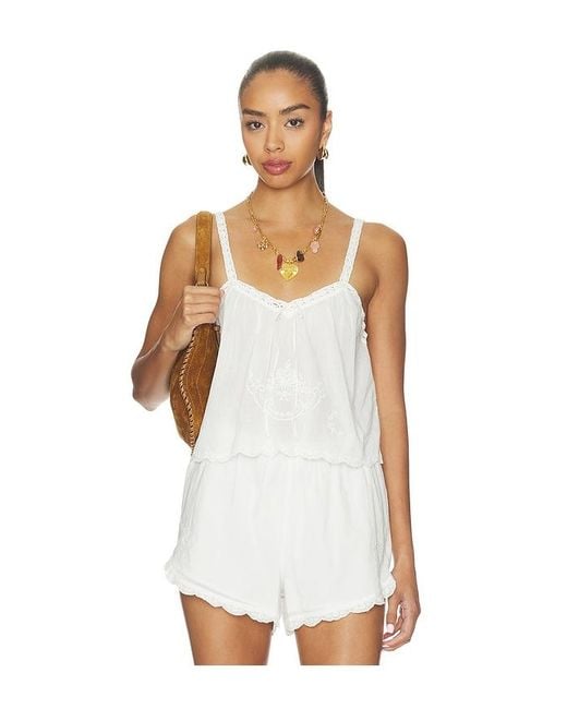 Spell White Vintage Petticoat Cami