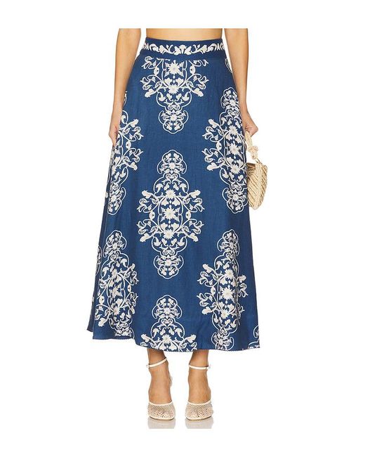 Agua Bendita Blue Bergamota Skirt