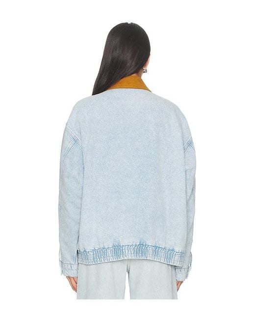 Mother White The Super Sizer Jacket