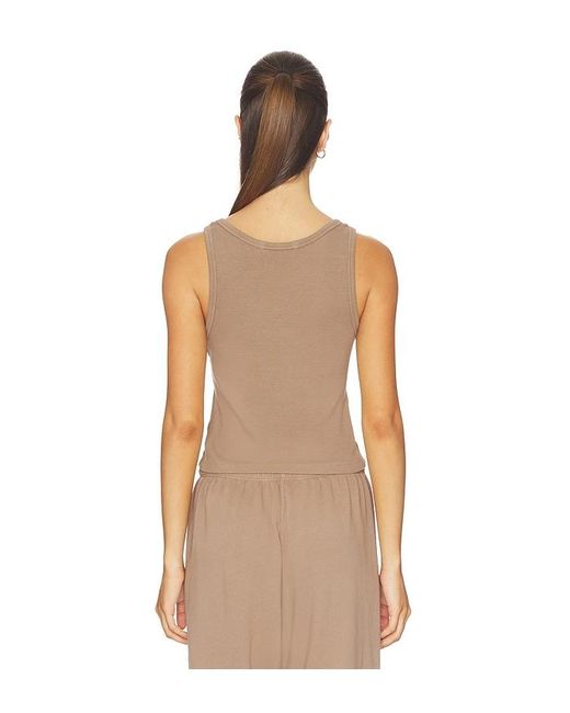 PERFECTWHITETEE Natural Structured Rib Bra Friendly Tank