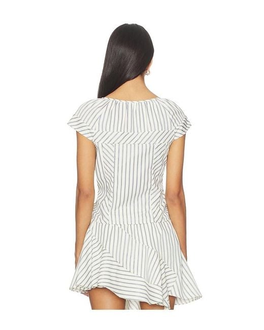 Amanda Uprichard White Norina Top