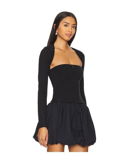 MAJORELLE Black Lana Top