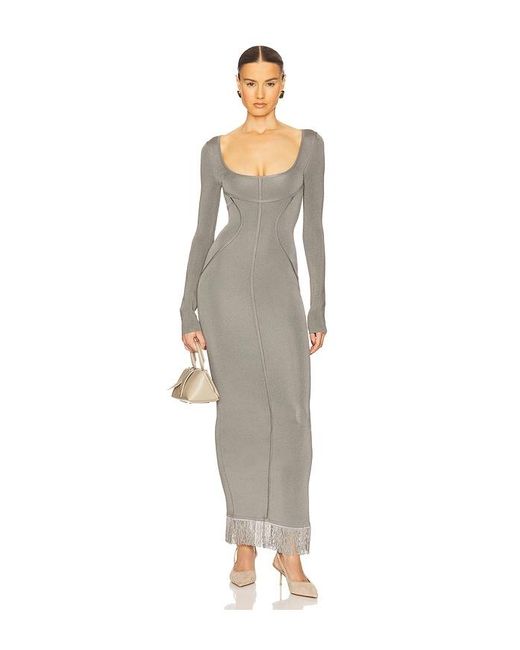 Helsa White Claudetta Maxi Dress