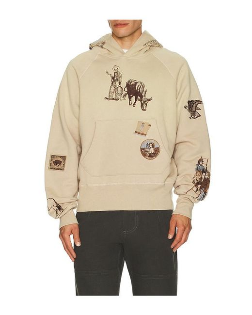 Samuel Zelig Natural Western Hoodie for men
