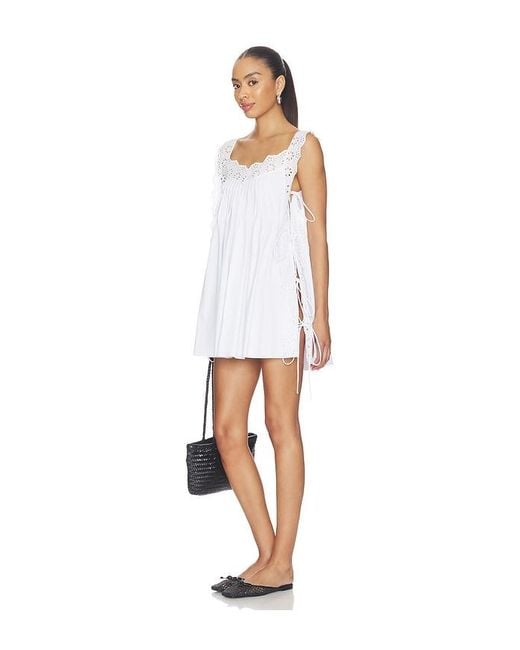 Caroline Constas White Lucilla Mini Dress