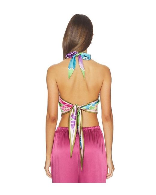 retroféte Pink Jamie Top