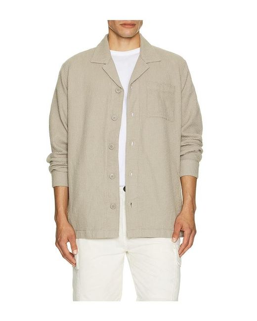 Barbour Overshirt Sandwood in Natural für Herren
