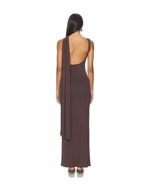 AYA MUSE Brown Cedar Dress