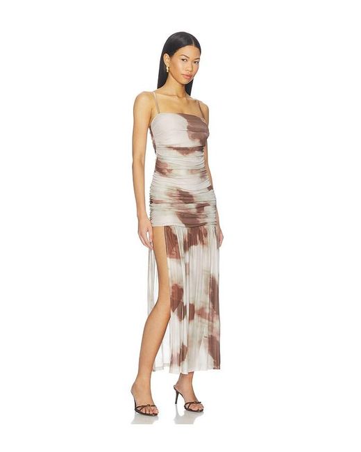 Madison The Label Natural Itana Maxi Dress