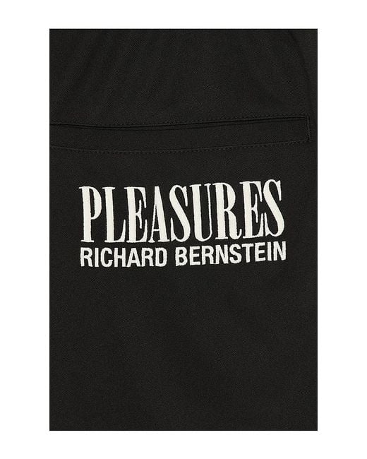 Pleasures Black Mythic Hope Track Pants for men