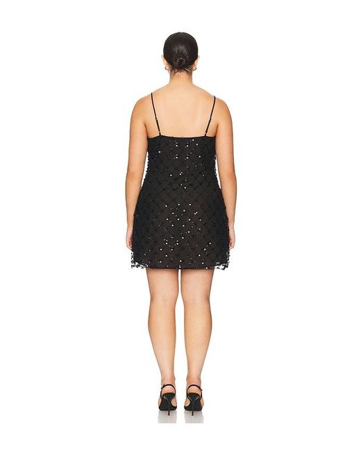 LPA Black Sayge Mini Dress