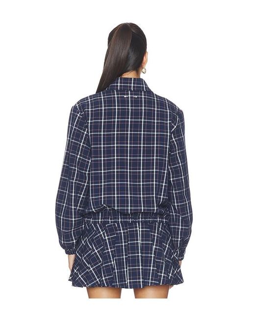 The Upside Blue Valencia Lexi Collared Jacket