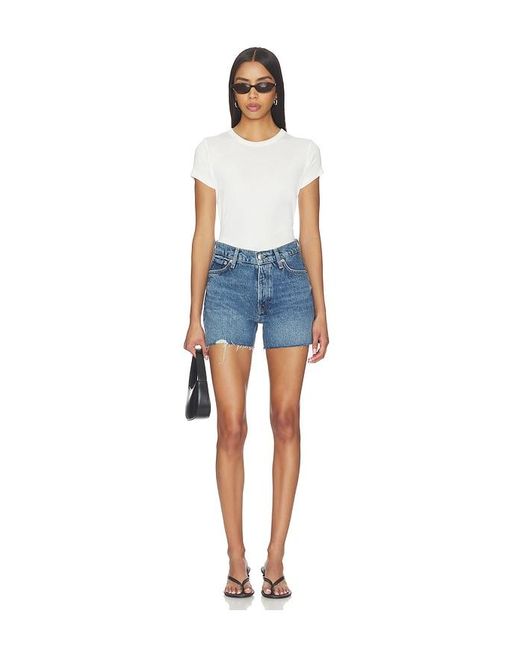 Rag & Bone Blue Vintage Cut Off Shorts