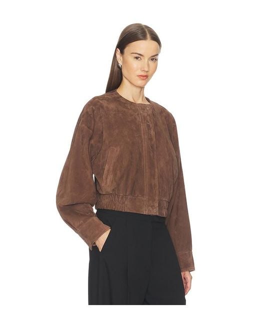 SRG Brown Danica Suede Jacket