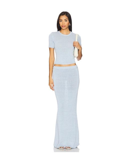 SER.O.YA White Kora Maxi Skirt