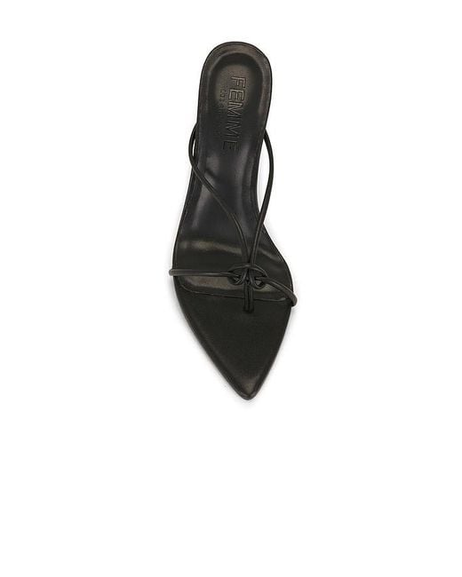 Femme LA Black Slipper