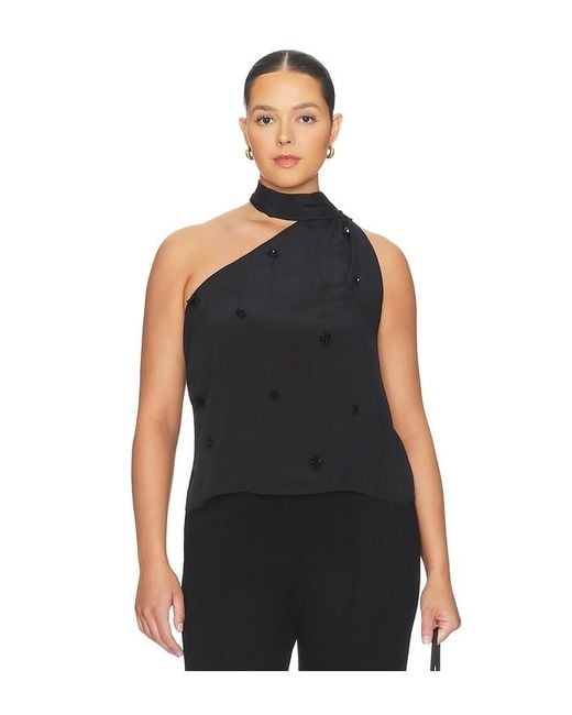 L'academie Black 'Academie Brynn Embellished Top