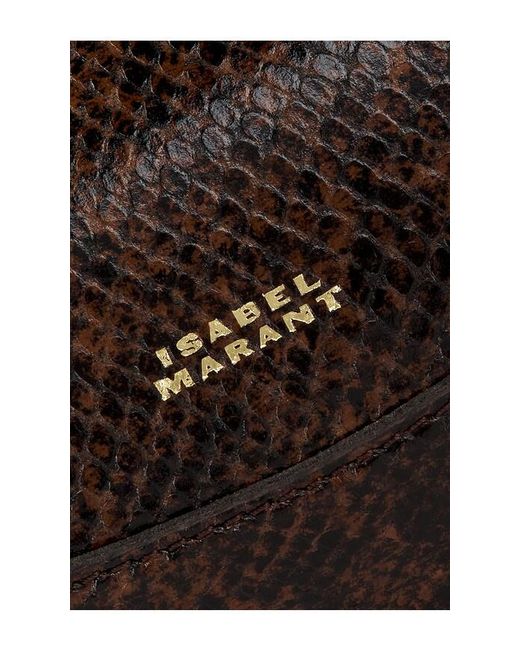 Isabel Marant Black Oskan Moon Bag