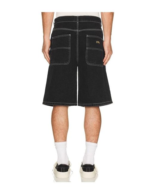 Stan Ray Black Wide Shorts for men