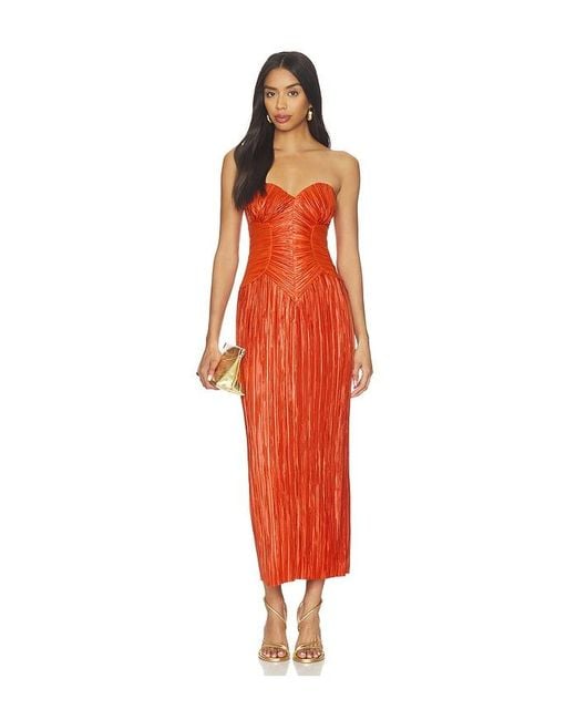 Cult Gaia Red Ashika Dress
