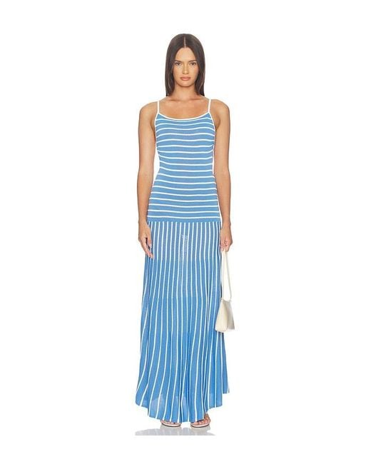 Solid & Striped Blue The Lottie Dress