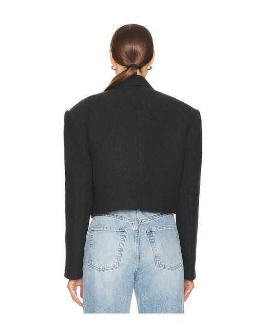 GRLFRND Black X Emily Gemma The Short Coat
