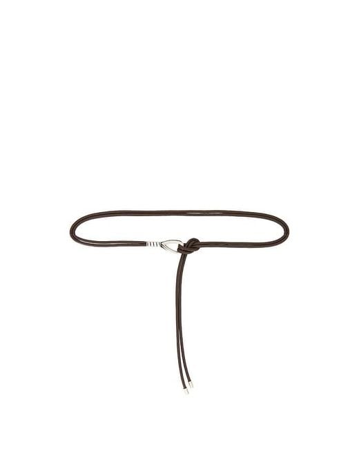 petit moments Black Chrome Tie Belt