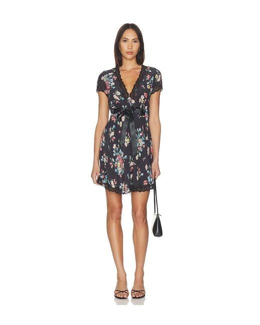 ROBE CORINA en Multi Rixo en coloris Black