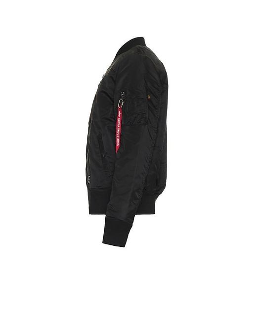 Alpha Industries Black Ma-1 Regular Fit Flight Jacket for men
