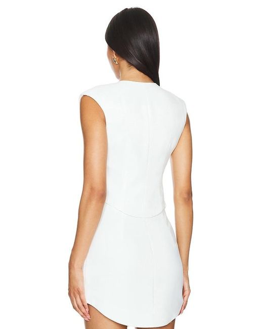 Amanda Uprichard White Perrin Top