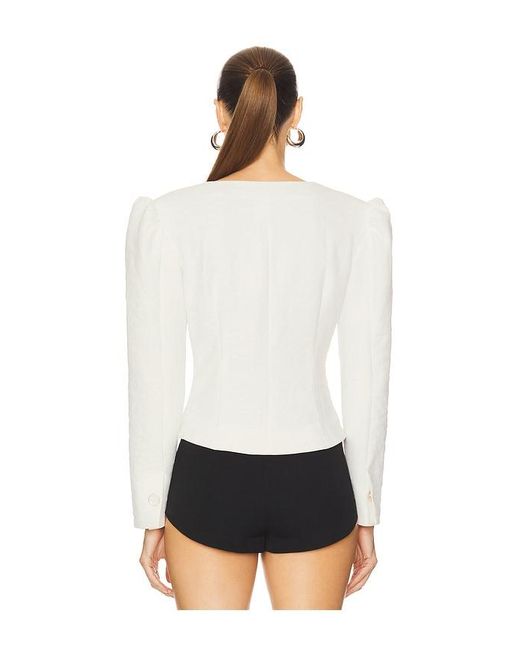 For Love & Lemons White Kristen Blazer
